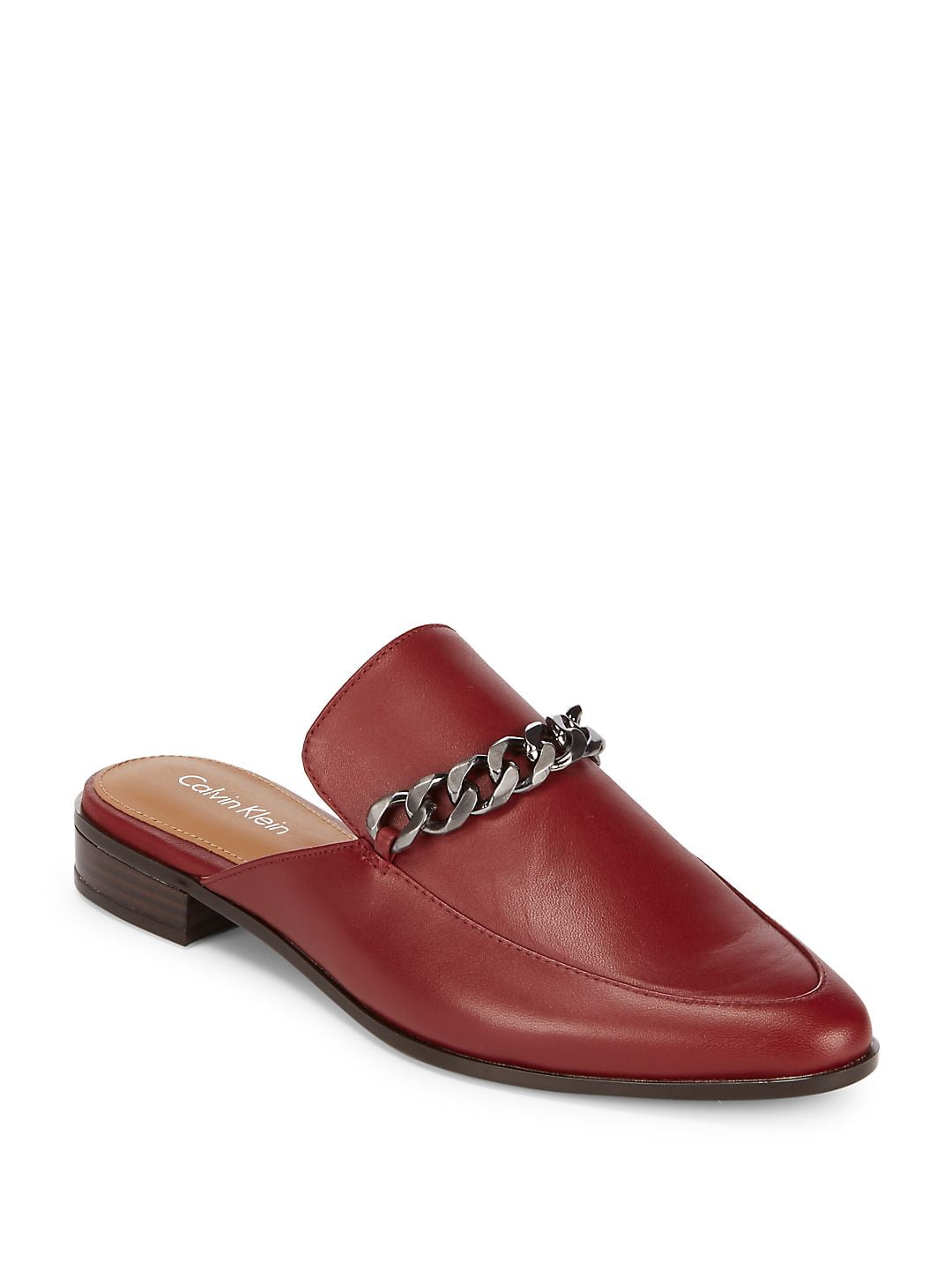 calvin klein flat mules