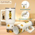 thumbnail image 4 of Vaso SUFAVN con diseño de girasoles con monograma, 1,2 L, para mujer, 4 of 7