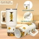 thumbnail image 4 of Vaso SUFAVN con diseño de girasoles con monograma, 1,2 L, para mujer, 4 of 7