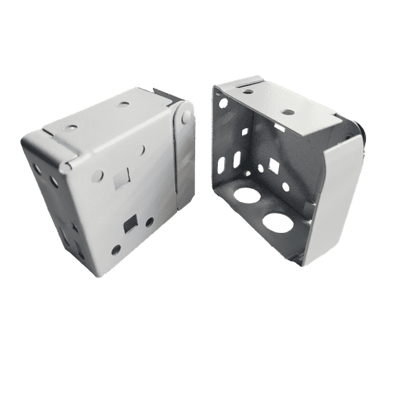 Mounting Brackets for High Profile 2 Inch Horizontal Blinds in White for Faux or Real Wood