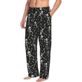 thumbnail image 6 of Logiee Retro Skeleton Dancing On Halloween Party Print Pajama Pants for Men,Men’s Pajama Bottoms,Mens PJ Pants with Pockets & Button Fly-Medium, 6 of 6