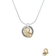 thumbnail image 2 of Delight Jewelry Goldtone Class of 2023 Heart Gymnastics Ring Charm Necklace, 18", 2 of 4