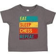 thumbnail image 3 of Inktastic Chess Player Eat Sleep Chess Repeat Boys or Girls Toddler T-Shirt, 3 of 5