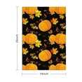 thumbnail image 3 of Autumn Harvest Kitchen Towels Set of 2 - Cozy Maple & Pumpkin Print, Absorbent Cotton Tea Towels, 3 of 3