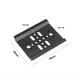 thumbnail image 2 of Placa de Instalación Rápida con Placa de de de 80 mm con Orificios Roscados de 1/4 Pulgadas-20 y 3/8 Pulgadas-16 Accesorios para Cámaras DSLR, 2 of 5