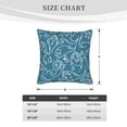 thumbnail image 5 of LNWH Blue Ghost Throw Pillow Covers, Square Soft Linen Decorative Pillow Cases, 18"x18", 5 of 8