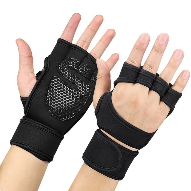 Protector de manos de silicona para Crossfit, esponja gruesa para gimnasia, protectores de Palma, guante para Barra de dominadas, guantes de gimnasio para guante de levantamiento de pesas Fivean Guantes deportivos
