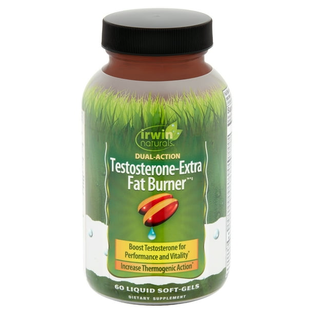 Irwin Naturals DualAction TestosteroneExtra Fat Burner Liquid Soft