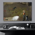 thumbnail image 3 of wall26 Canvas Print Wall Art Banksy British Artist Wall Wash Lascaux French Horse Cave Graffiti &amp; Street Art Urban Illustrations Modern Art for Living Room, Bedroom, Office - 24"x36", 3 of 5