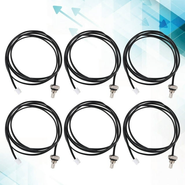 Probe 10Pcs Thermistor Sensor Temperature Probe Hex Head 1 Meter Cable Length M8 Thread