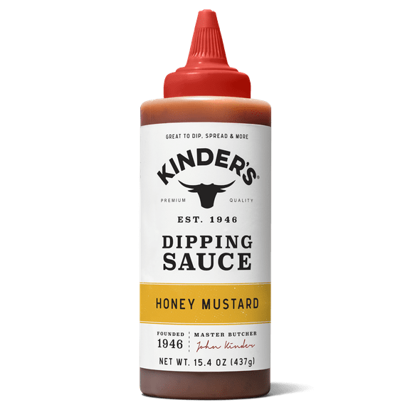 Kinder's Honey Mustard Dipping Sauce, 15.4 oz Squeeze Bottle