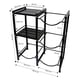 thumbnail image 2 of Estantería Soporte Con Repisas Para 4 Botellas Garrafón De Agua, Rack Organizador Acero Duradero Con 3 Niveles Con Estantes de Almacenamiento Para Vasos para Cocina y Oficina (Negro), 2 of 9