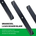 thumbnail image 3 of Timecutter 42 inch Blades for 42" Deck Toro SS4235 Z4235 Z4200 SS4260 SS4200 Timecutter Zero Turn Mower Replace 110-6568-03 (2 Pack), 3 of 6