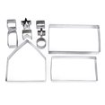 thumbnail image 1 of Molde Para Hornear Antiadherente Cortador De Galletas De Acero Inoxidable Fácil De Limpiar Casa De Pan De Jengibre Cortadores De Pastelería Molde Para El Hogar Cocina Panadería10 Piezas 3D Casa Methold HA017581-00, 1 of 6