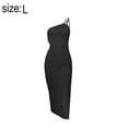 thumbnail image 2 of Long summer dress, Polyester, Black, L, 2 of 6