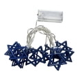 thumbnail image 2 of Lámpara de cadena de estrellas de hadas, luces decorativas, decoración impermeable, lámpara de cadena de estrellas de 9.8 pies para Pésaj y Hanukkah azul, 2 of 8