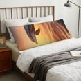 thumbnail image 6 of Naloa Sunset Dancing Dolphin A Super Soft 20x60 Body Pillow Case,Long Side Hidden Zipper（PILLOWS ARE NOT INCLUDED）, 6 of 6