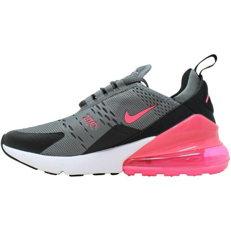 Vallen ginder Minnaar Nike Air Max 270 943345-031 Big Kids Gray/Black/White/Pink Shoes Size 4.5  NX339 - Walmart.com