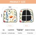 thumbnail image 3 of Pioneer Flower Seat Covers for Dining Room Chairs Set Of 4,Stretch Printed Washable Chair Seat Cover with Elastic Ties and Button,Removable Waterproof Couch Cushion Covers, 3 of 6