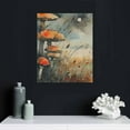 thumbnail image 5 of Nawypu Abstract Art Mushroom Canvas Poster Wall Art Decoration for living room, bedroom, dining room, office, den, parlor, home decor, 5 of 5