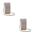 thumbnail image 2 of Guardurnaity Cartera de cuero PU para mujer, cremallera de Color sólido, gran capacidad, compartimento para efectivo, bolso para teléfono, Type4 NO4, 2 of 6