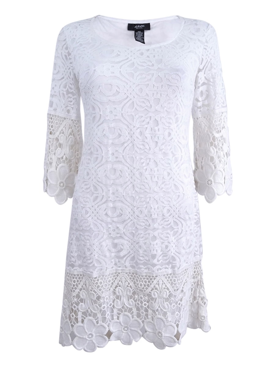 alfani crochet dress
