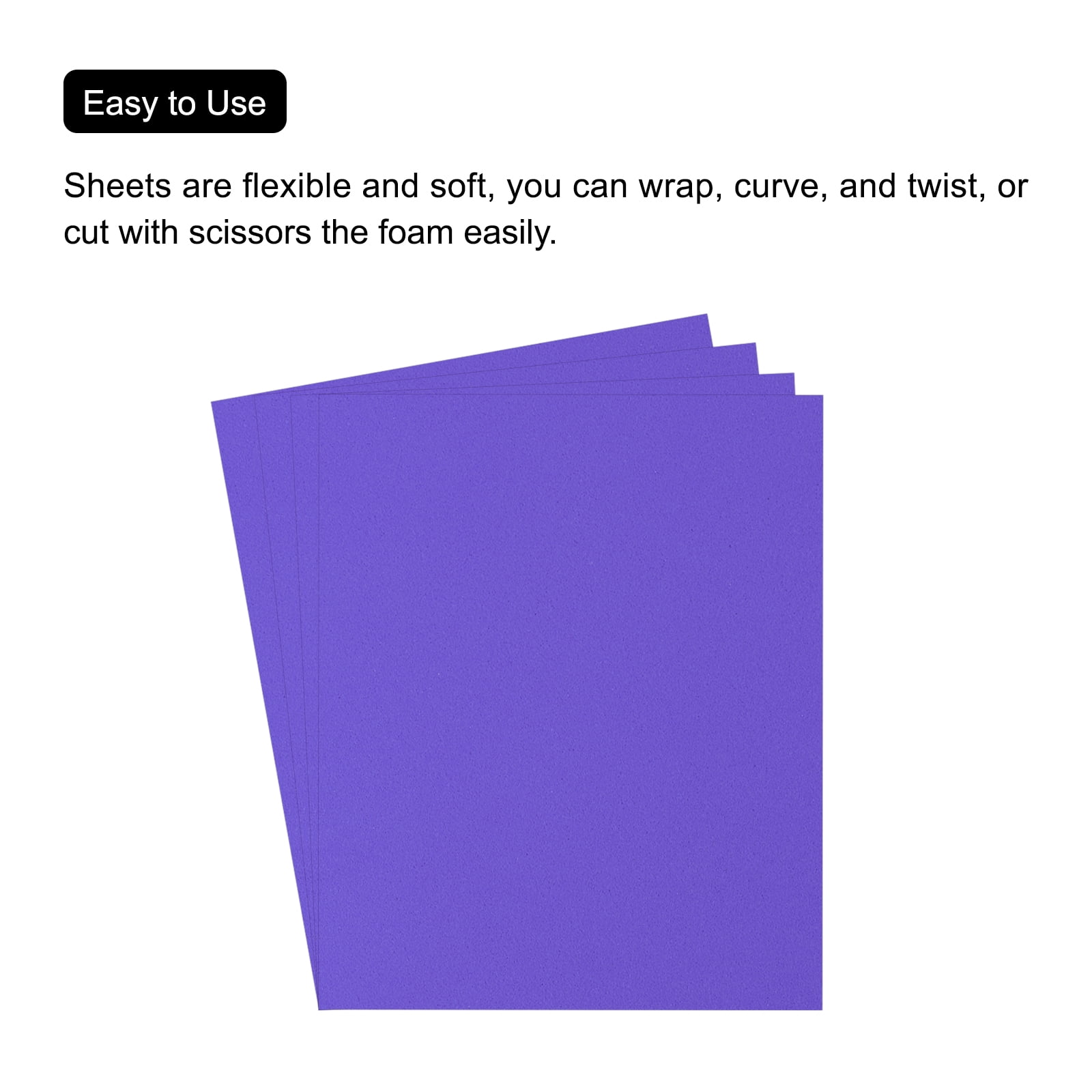 EVA Foam Sheets Dark Blue 19.7 Inch x 35.4 Inch 1mm Thick Crafts Foam Pack of 5