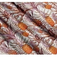 thumbnail image 3 of Soimoi Cotton Cambric Fabric Leaves & Pine Fruits Print Fabric by Yard 56 Inch Wide, 3 of 7