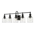 thumbnail image 2 of 5 Light Bath Vanity In Industrial Style-12.25 Inches Tall And 40.5 Inches Wide Z-Lite 734-5V-Mb, 2 of 5