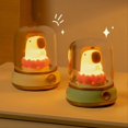 thumbnail image 4 of Good Luck Lotus Capybara Lamp Creative Cartoon Night Light yellow, 4 of 5