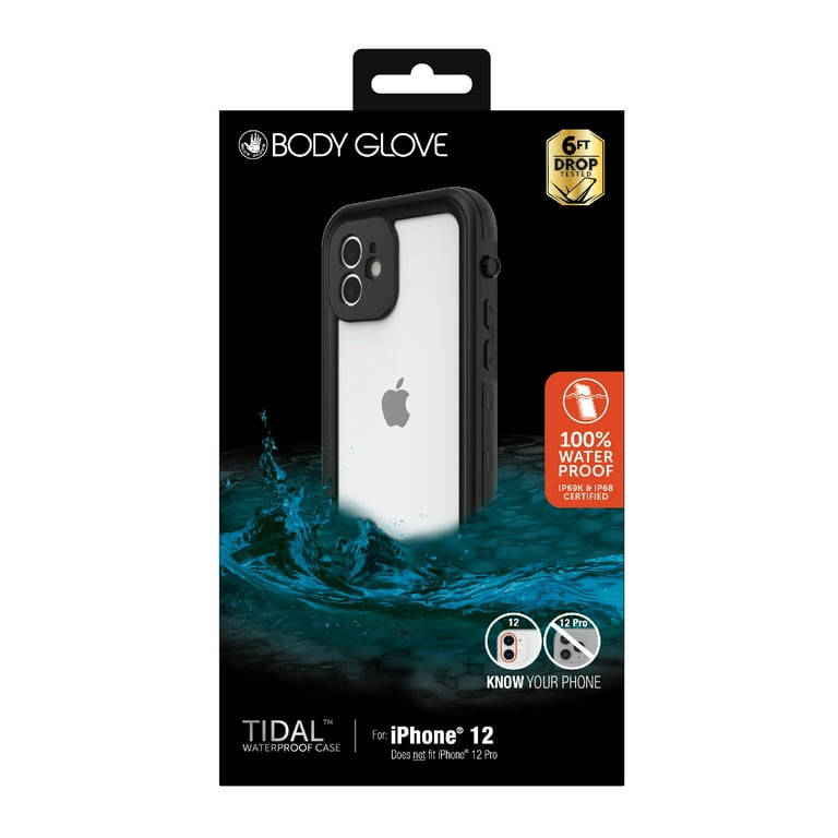 Body Glove Tidal Waterproof Phone Case for iPhone 12 - Black Body Glove Tidal Waterproof Phone Case for iPhone 12 - Black