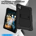 thumbnail image 3 of FIEWESEY Case for VORTEX T10/ T10M 10.1 inch Tablet Hybrid Shockproof Protective Kids Firendly Case Hard Shell Built in Kickstand Shoulder Strap for VORTEX T10/ T10M 10.1 inch Tablet (Black/Black), 3 of 7