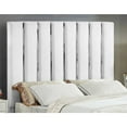 thumbnail image 4 of Enzo White Velvet Queen Bed-Color:White Velvet,Style:Contemporary, 4 of 6