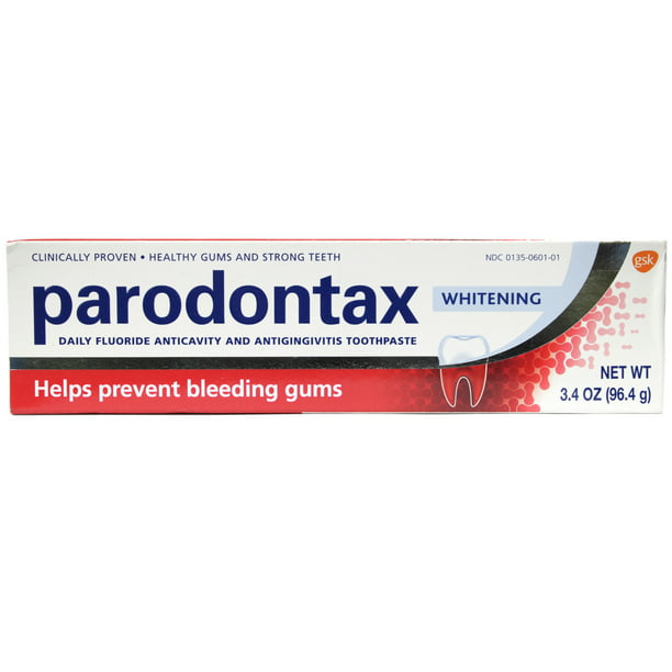vaardigheid visueel landinwaarts Parodontax Whitening Daily Flouride Anticavity and Antigingivitis  Toothpaste, 3.4 Oz" - Walmart.com