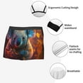 thumbnail image 3 of Yiaed Forest Koala Print Men's Soft Cotton Boxer Shorts Breathable Boxers Underwear Moisture-Wicking Underwear Stretch Boxer Briefs for Man-Small, 3 of 5