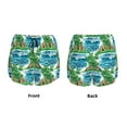 thumbnail image 5 of Fotbe Hawaii Palms Womens High Waist Running Shorts Athletic Workout Quick Dry Shorts for Women with Pockets Gym Yoga Summer Shorts-Large, 5 of 9