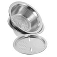 thumbnail image 3 of WRISTBIQUE Fruit Shredder Slicer Set Stainless Steel 3pcs in 1 Set Silver, 3 of 8