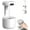 White, variant on ABPETE Mushroom Anti Gravity Humidifier, Antigravity Reverse Flow Desktop Rain Water Drop Cloud Humidifier, 800ml Reverse-Flow Cool Mist Maker, Silent Design For Office Home Decor (White)