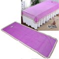 thumbnail image 3 of Professional Spa Massage Table Cover Sheet Massage Bed Coverlet with Hole for Beauty ShopViolet, 3 of 5