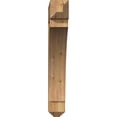 thumbnail image 2 of Ekena Millwork 6"W x 34"D x 40"H Thorton Craftsman Rough Sawn Bracket, Western Red Cedar, 2 of 4