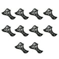 thumbnail image 4 of Acoustic Guitar Pickguard, Decorative Self Adhesive Guitar Pick Guards 10Pcs Easy To Use  For Maintenance Silver, 4 of 8