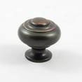 thumbnail image 2 of 10324SN Essentiels Résidentiels Bouton de Cabinet Champignon - Nickel Satiné, 2 of 2