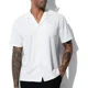 thumbnail image 4 of Camisa Formal Hombre Camisa Casual Manga Corta Arjen Kroos, 4 of 7