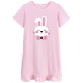 thumbnail image 2 of Little Hand Girls Graphic Nightgowns 2pcs Summer Dresses Cotton Sleepwear for Kids Clothes 7T, 2 of 7