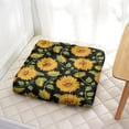 thumbnail image 3 of Watercolor Sunflower Artwork Meditation Seat - Soft Skin-Friendly Tatami Mat Pad for Yoga & Relaxation, 3 of 4