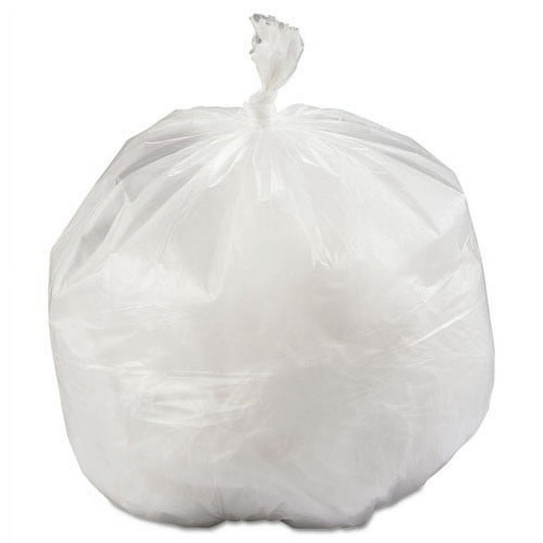 31-33 Gallon Clear Trash Bags 33x40 13 Micron 500 Bags-2235