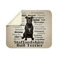 thumbnail image 4 of CafePress - Staffie Traits - Sherpa Fleece Throw Blanket 60" x 50", 4 of 5