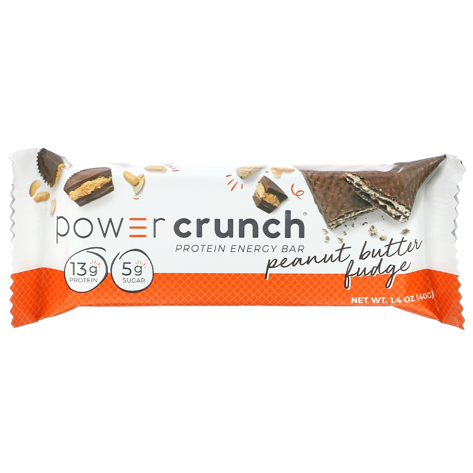 Power Crunch Protein Energy Bar Original Peanut Butter Fudge ...