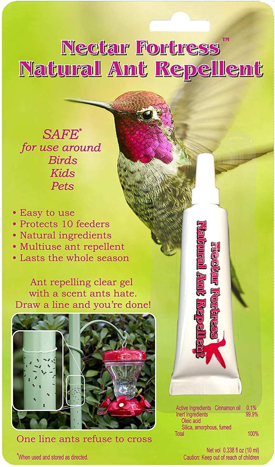 Nectar Fortress Natural Ant Repellent; MultiPurpose Clear Gel Ant