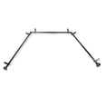 thumbnail image 3 of Bria 13/16" Bay Window Curtain Rod 20"-36", 38"-72" - Black, 3 of 3